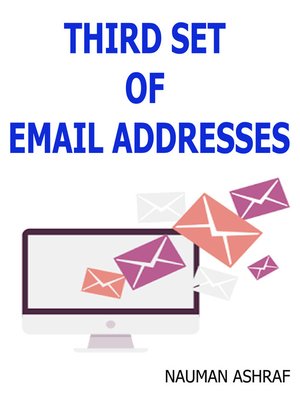 cover image of Third set of email addresses
